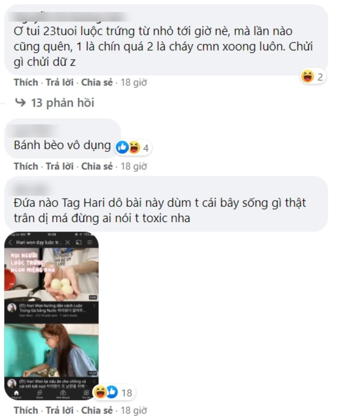 Hari Won bị 'bóc mẽ lươn lẹo': Từng làm clip dạy luộc trứng, giờ lại than 'khổ' bóc vỏ cũng không xong Ảnh 5