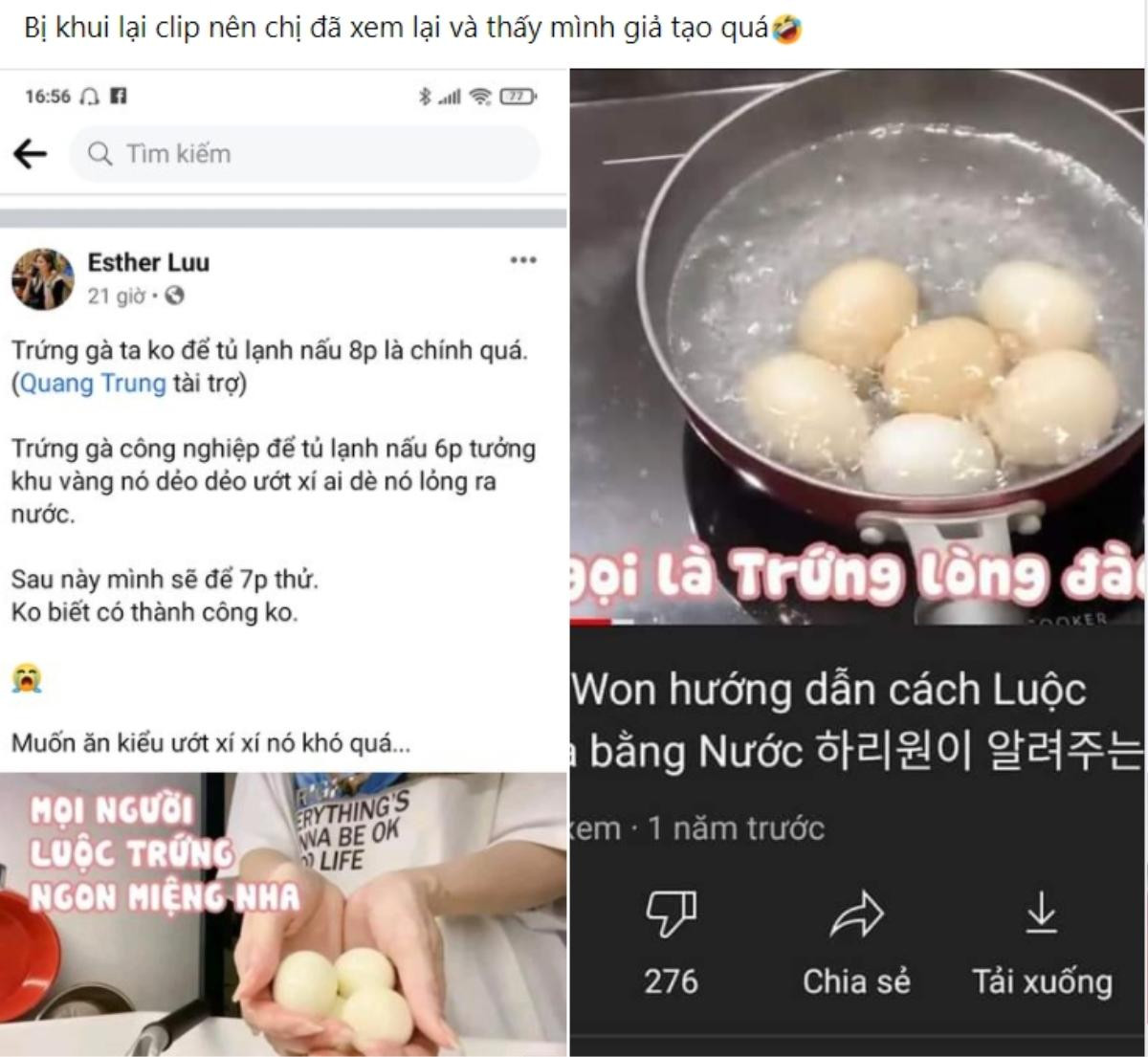 Hari Won bị 'bóc mẽ lươn lẹo': Từng làm clip dạy luộc trứng, giờ lại than 'khổ' bóc vỏ cũng không xong Ảnh 1