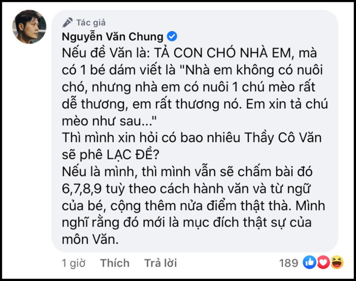 Nguyễn Văn Chung nói về bài thi Văn 9,5 điểm: 'Phức tạp hoá vấn đề, không có cảm xúc' Ảnh 6