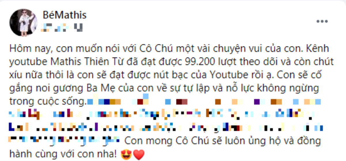 Vợ cũ Đan Trường được khen ngợi vì cách dạy con trai trước và sau khi bố mẹ ly hôn Ảnh 2