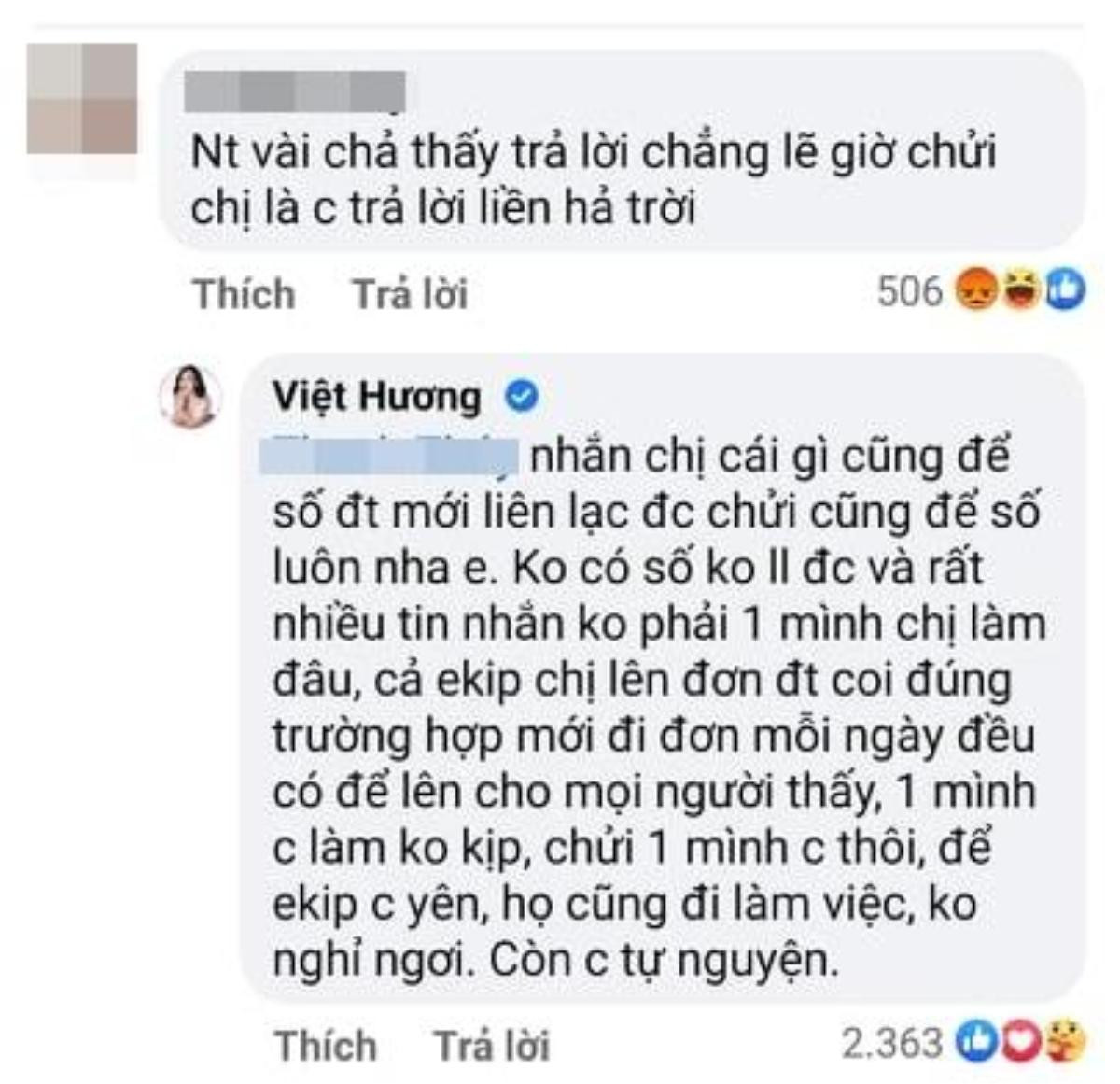 Đang làm từ thiện Việt Hương phải 'nghỉ tu 5 phút' để đáp trả người trách móc mình Ảnh 3