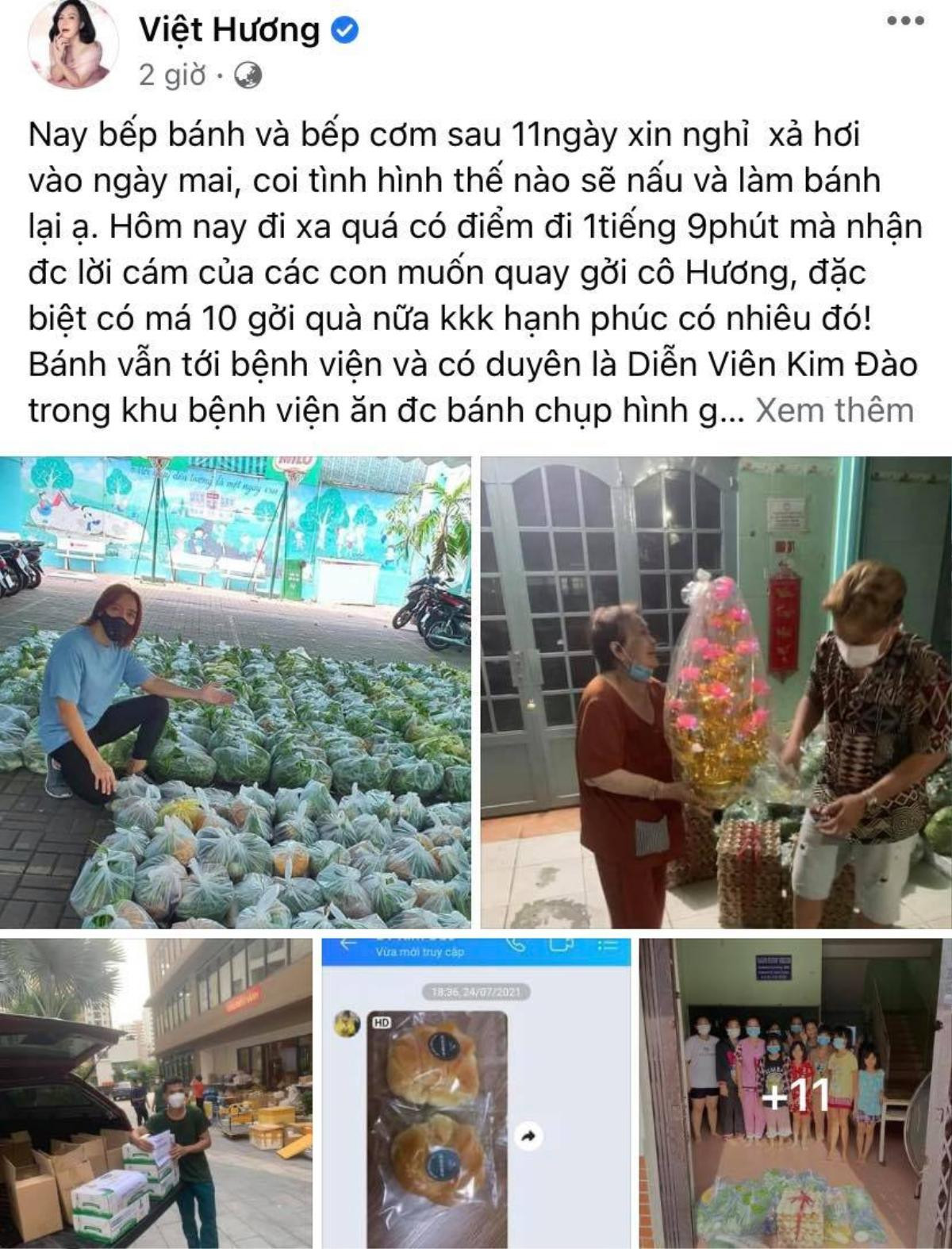 Đang làm từ thiện Việt Hương phải 'nghỉ tu 5 phút' để đáp trả người trách móc mình Ảnh 2