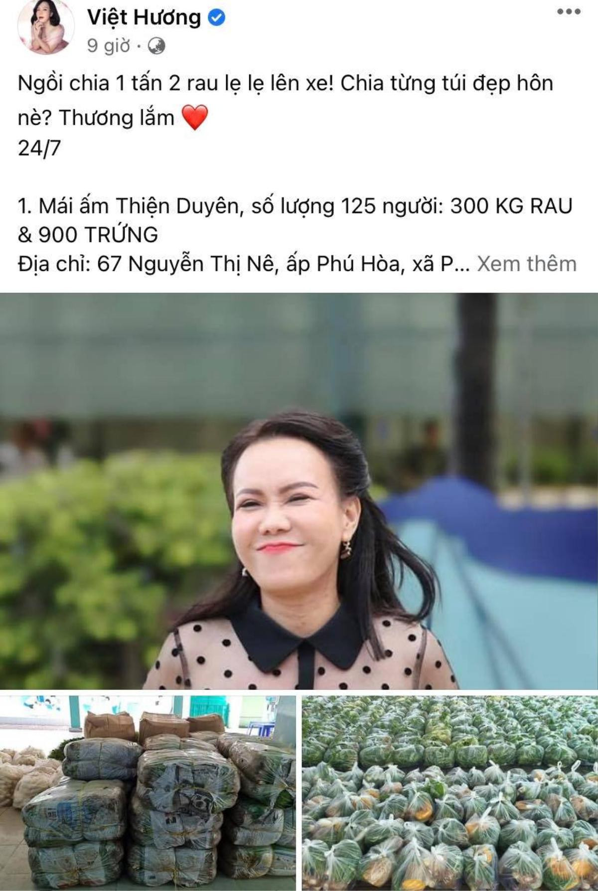 Đang làm từ thiện Việt Hương phải 'nghỉ tu 5 phút' để đáp trả người trách móc mình Ảnh 1