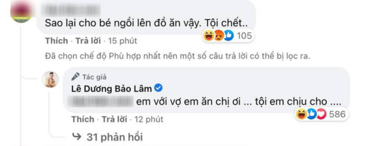 Lê Dương Bảo Lâm gây tranh cãi dữ dội vì để con gái ngồi lên rau chụp ảnh, bị chỉ trích liền đáp trả Ảnh 2