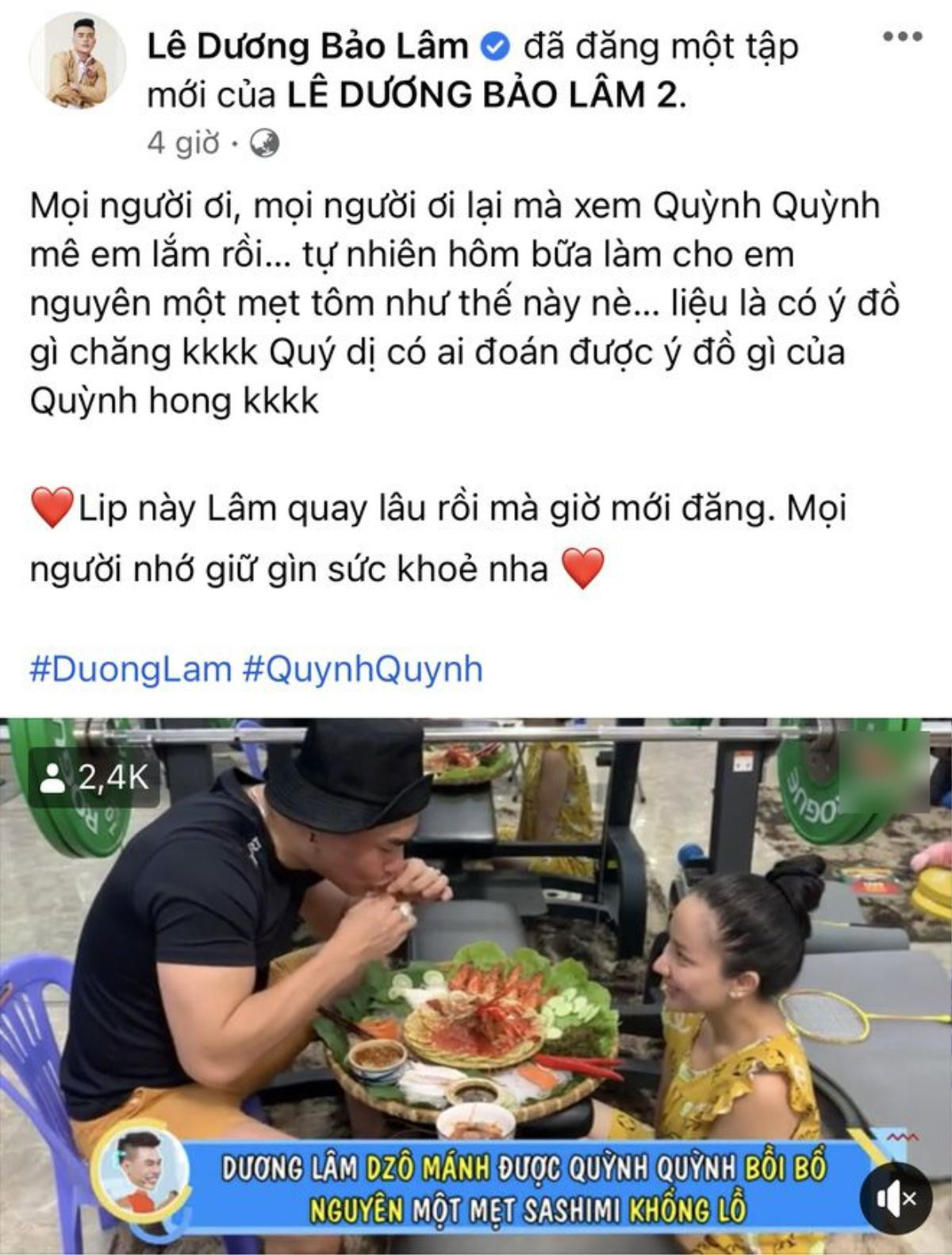 Lê Dương Bảo Lâm gây tranh cãi dữ dội vì để con gái ngồi lên rau chụp ảnh, bị chỉ trích liền đáp trả Ảnh 3