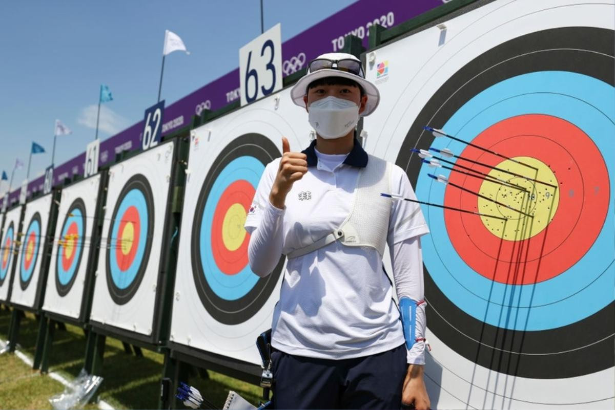 An San - cung thủ Hàn Quốc phá kỷ lục Olympic hóa ra là fan của nhóm nữ đình đám MAMAMOO Ảnh 8