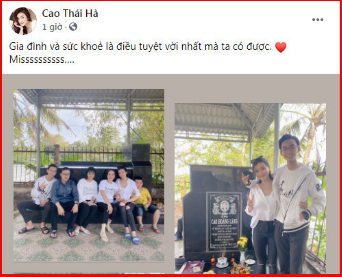 Cao Thái Hà nhớ về người cha quá cố, sau tất cả nhận ra hai điều quan trọng nhất trong cuộc sống Ảnh 1