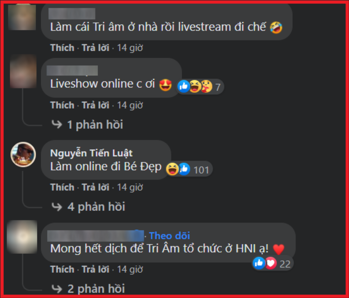 Thả thính nhớ 'Tri Âm', dân tình đồng loạt ủng hộ Mỹ Tâm mở concert online ngay và luôn! Ảnh 6