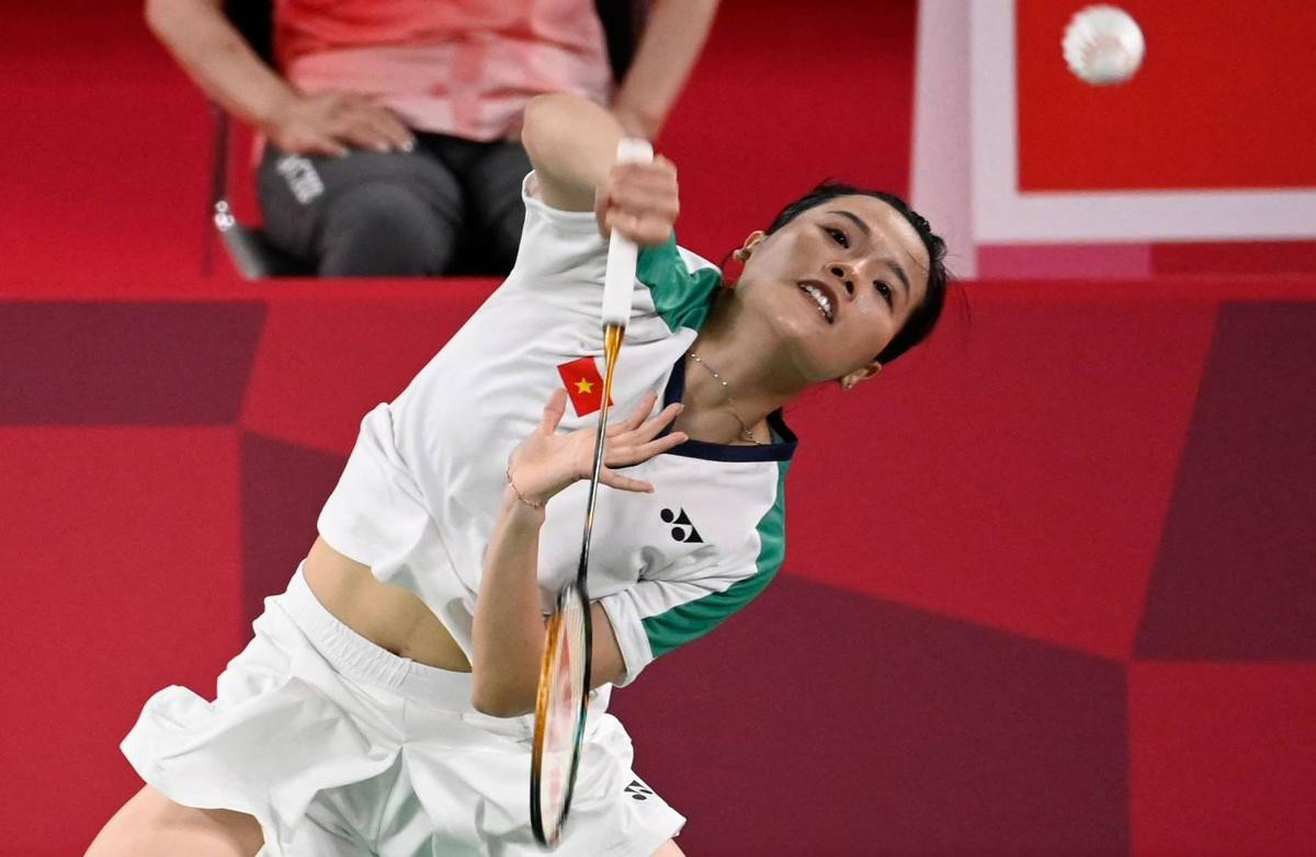 Chơi kiên cường, Thùy Linh vẫn bất lực trước tay vợt số 1 thế giới ở Olympic Tokyo 2020 Ảnh 1