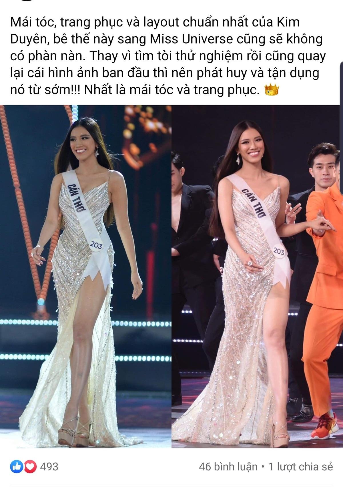 Fan gợi ý layout chuẩn Miss Universe cho Kim Duyên, e-kip không cần tìm tới tìm lui làm gì cho mệt Ảnh 1