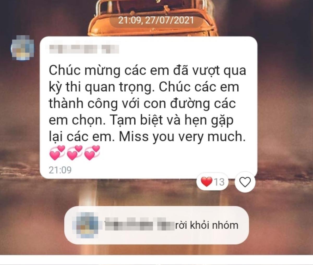 Hay tin cả lớp đều đậu tốt nghiệp, cô giáo nhắn lời chúc mừng cùng một hành động khiến tất cả rưng rưng Ảnh 5