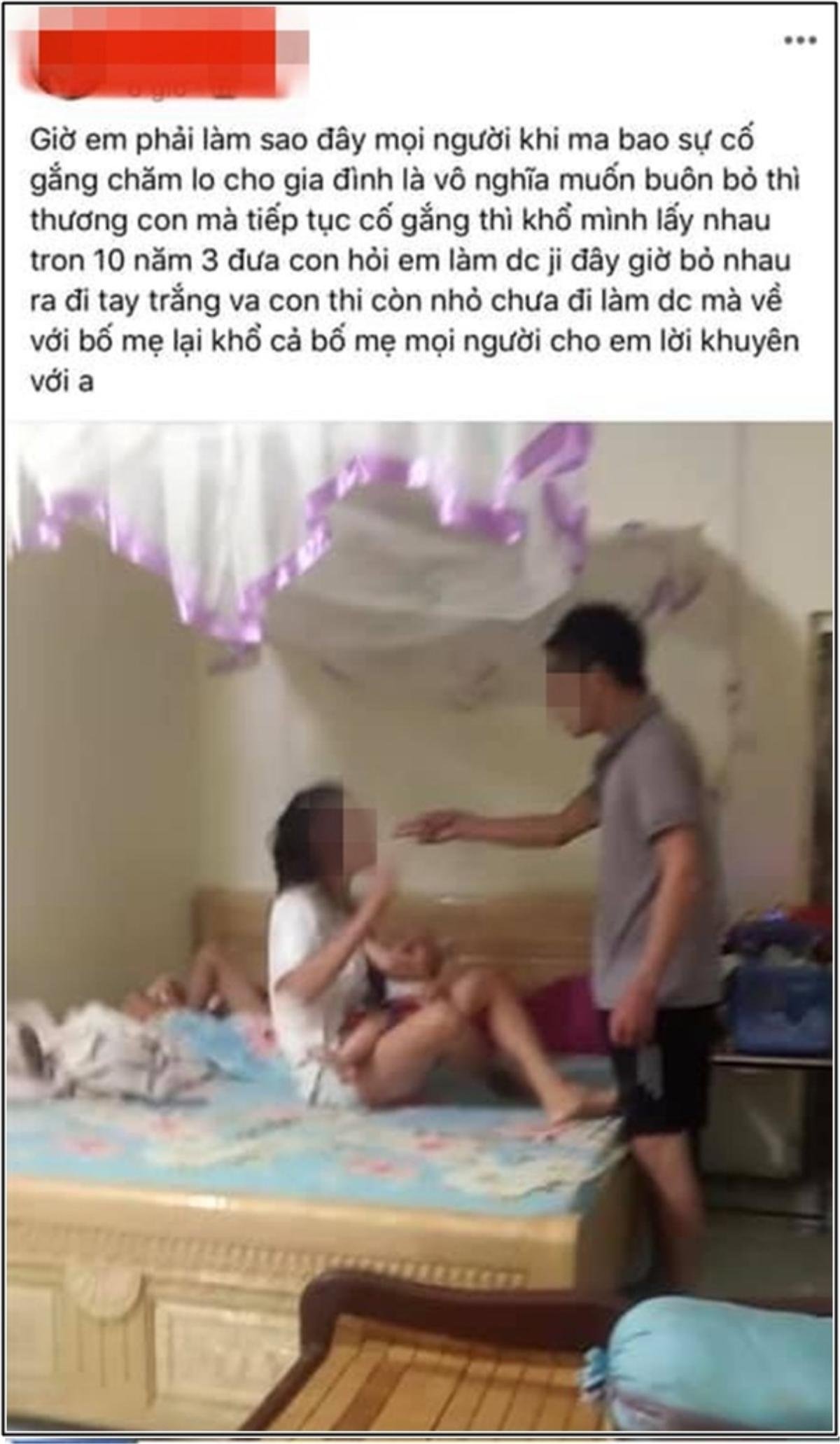 Clip: Chồng tát vợ 'cháy má' mặc con nhỏ khóc ngặt nghẽo: '8h mày mới ngủ dậy!' Ảnh 1