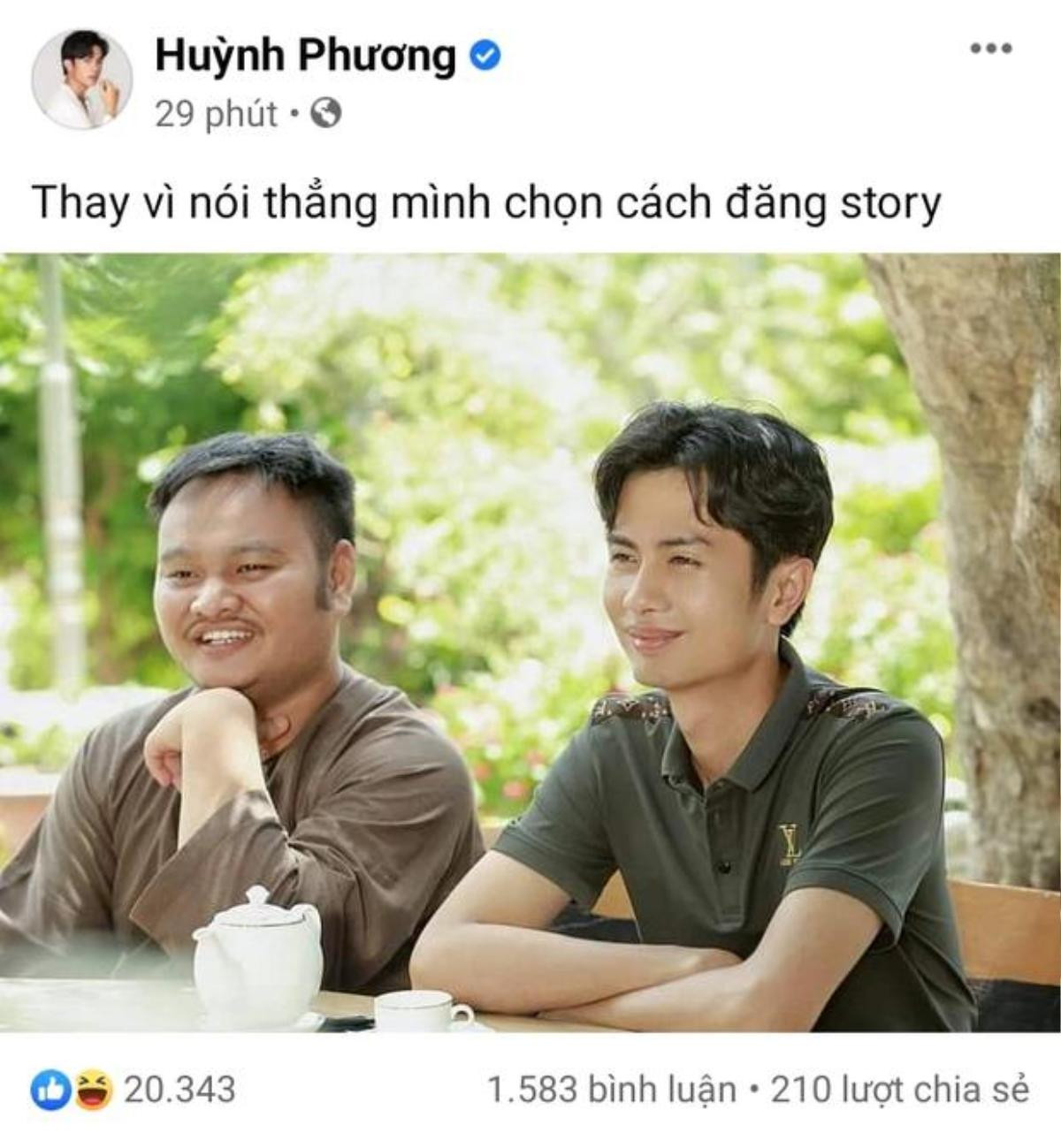 Bênh vực Vinh Râu, Huỳnh Phương bị netizen 'cà khịa' lại chuyện chia tay Sĩ Thanh Ảnh 5