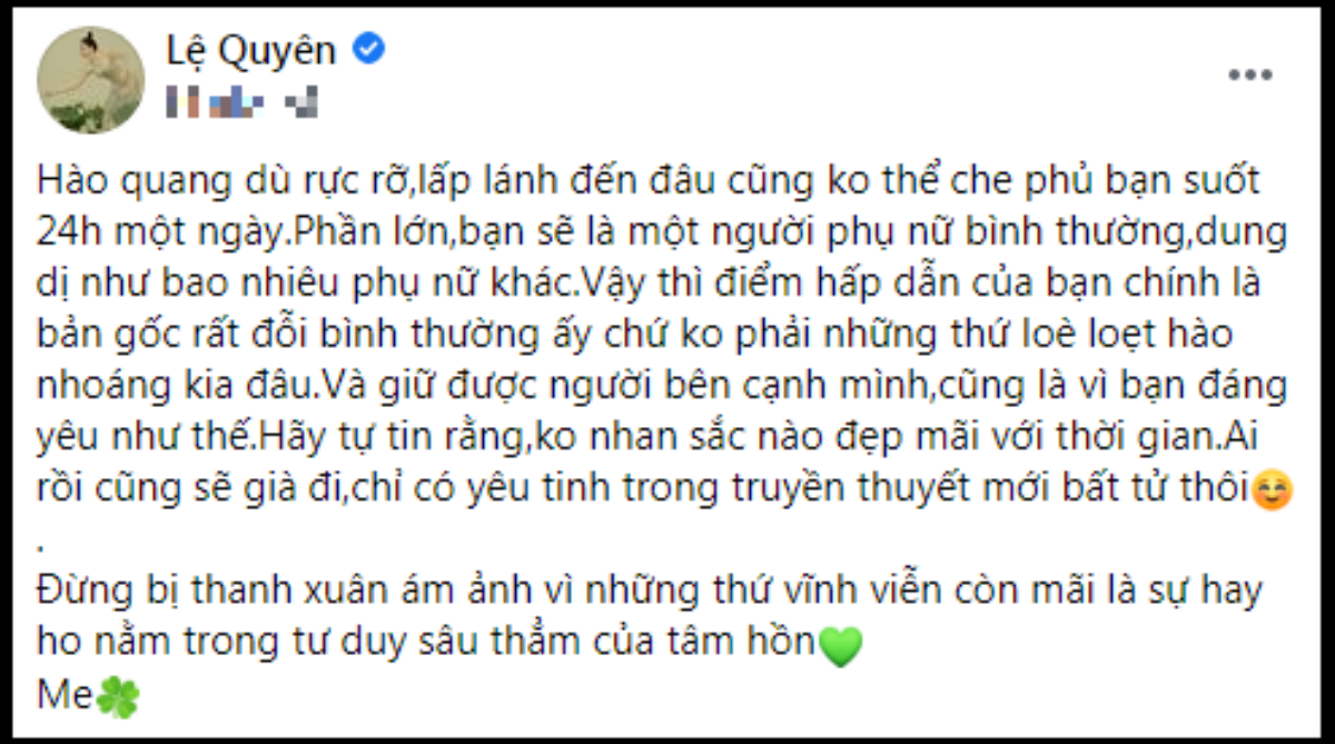 Lệ Quyên quấn khăn trong phòng tắm, tưởng gợi cảm nhưng lại phản tác dụng Ảnh 1