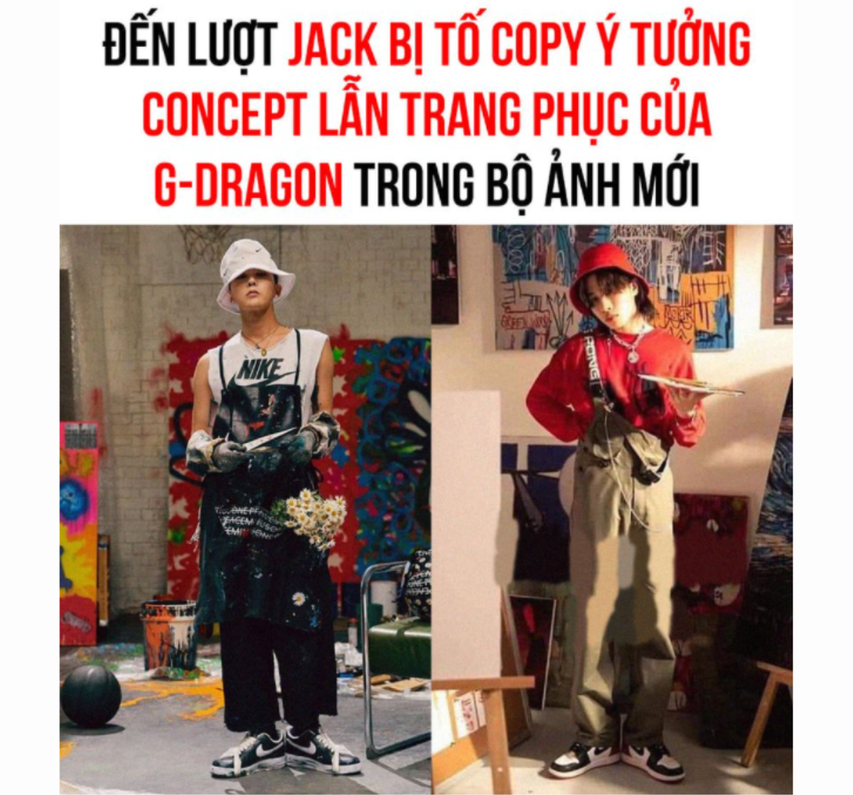 Đang yên đang lành, Jack bị lôi hình cũ và gán mác đạo nhái ý tưởng của G-Dragon Ảnh 1