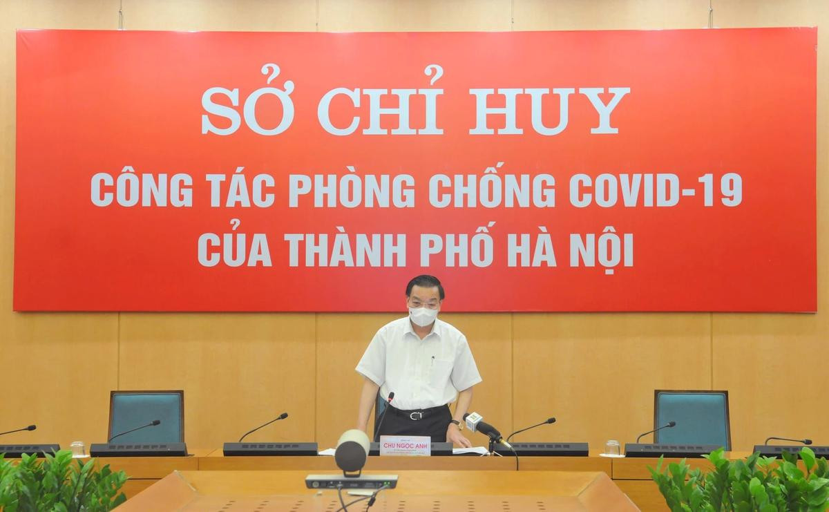 Chủ tịch Hà Nội: 'Đơn vị, cơ quan nào vi phạm về giãn cách xã hội đều phải xử lý nghiêm' Ảnh 1