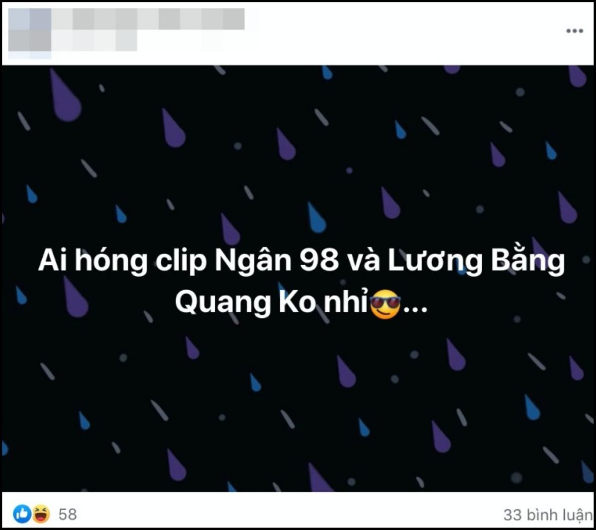 Lương Bằng Quang lên tiếng 'sâu cay' sau ồn ào 'lộ clip 1 phút 45 giây' với Ngân 98 Ảnh 2