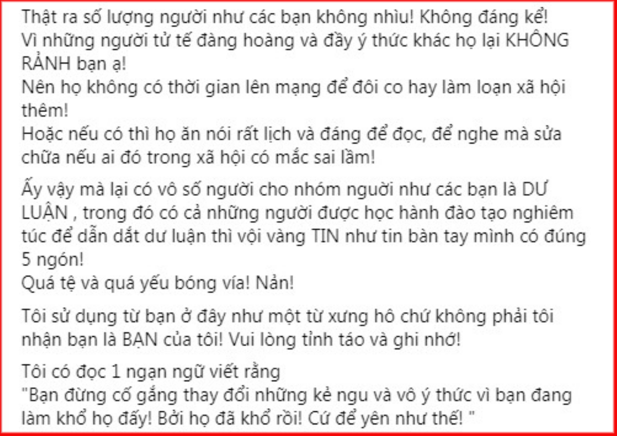 Đàm Vĩnh Hưng bức xúc vì giới nghệ sĩ bị khinh thường: 'Xin hỏi đã đắc tội gì?' Ảnh 5