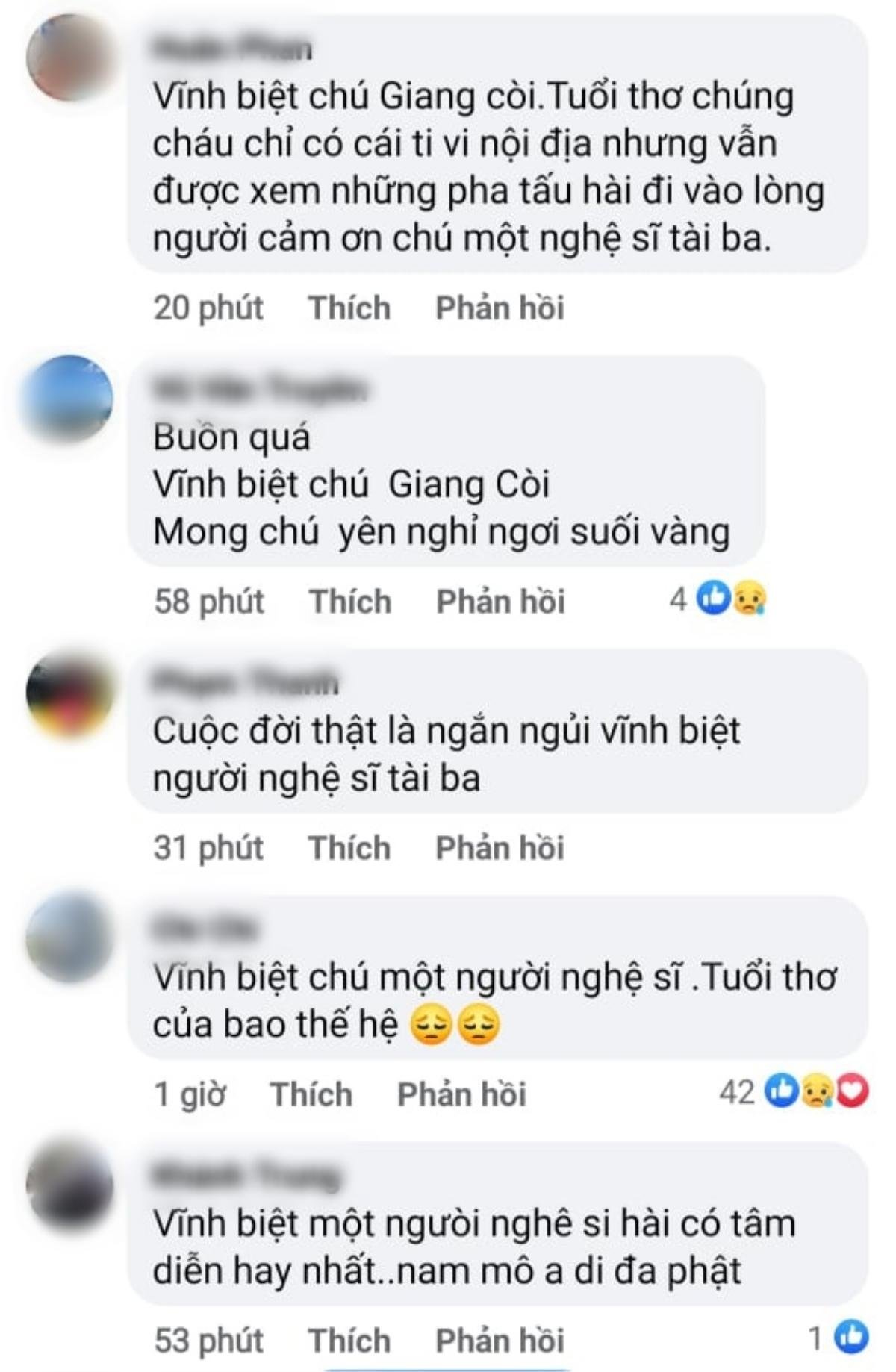 Dân mạng xót xa khi hay tin NS Giang Còi qua đời: 'Vĩnh biệt tuổi thơ của bao người Việt' Ảnh 4