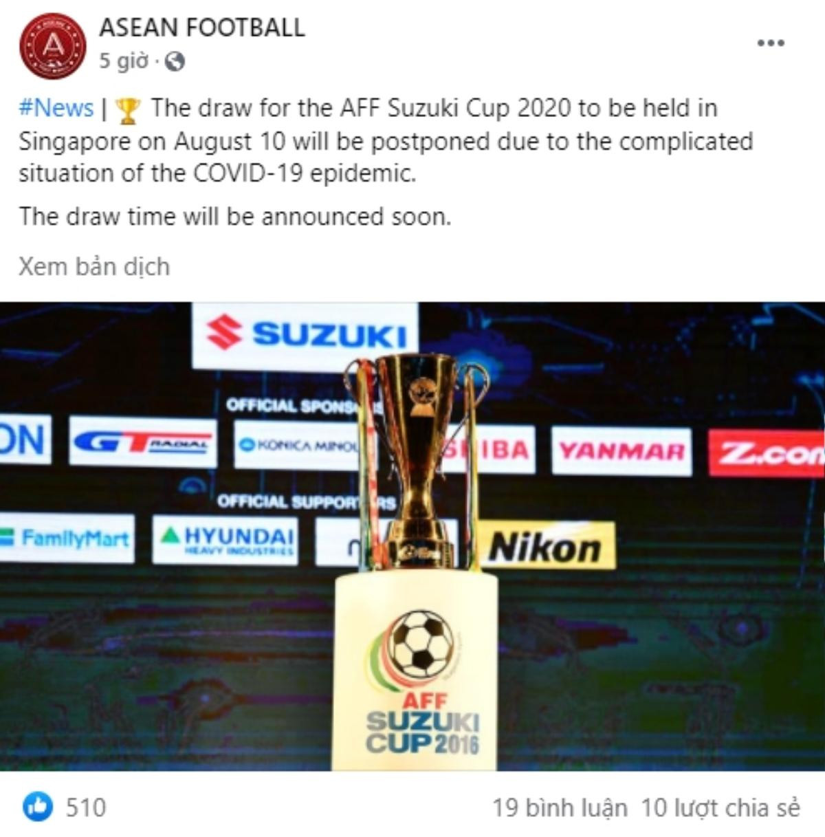 AFF Cup 2020 bất ngờ có biến trước giờ G? Ảnh 1