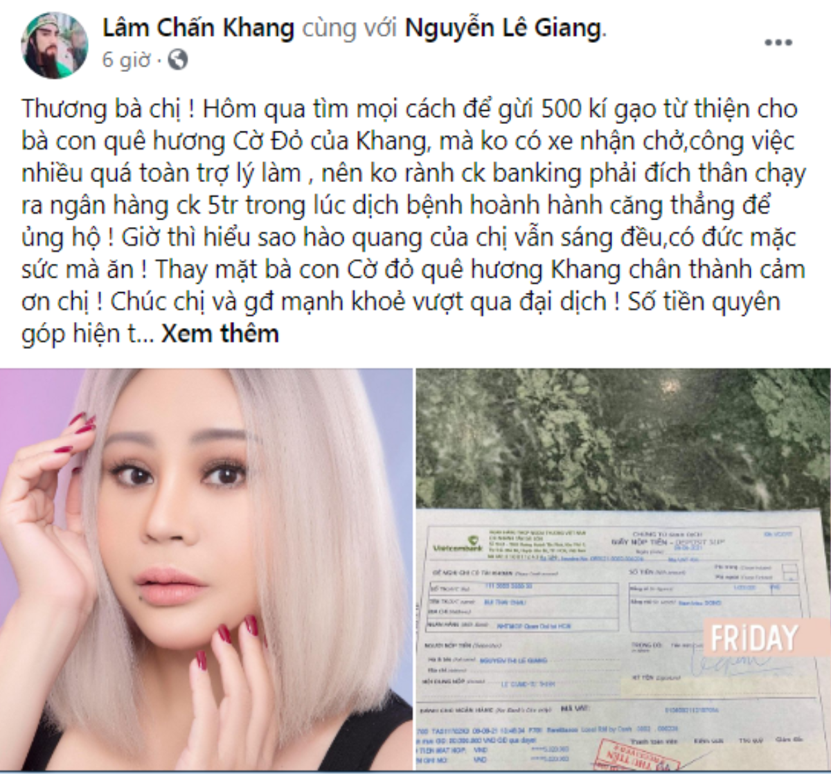 Lê Giang âm thầm làm từ thiện mùa dịch, đến khi nam ca sĩ này bật mí netizen mới biết Ảnh 2