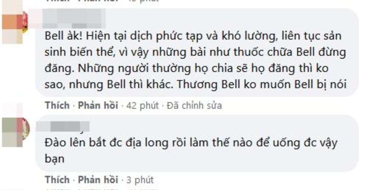 Diễn viên Lê Bê La bị chỉ trích gay gắt khi chia sẻ cách phòng ngừa Covid-19 bằng... 'địa long' Ảnh 6