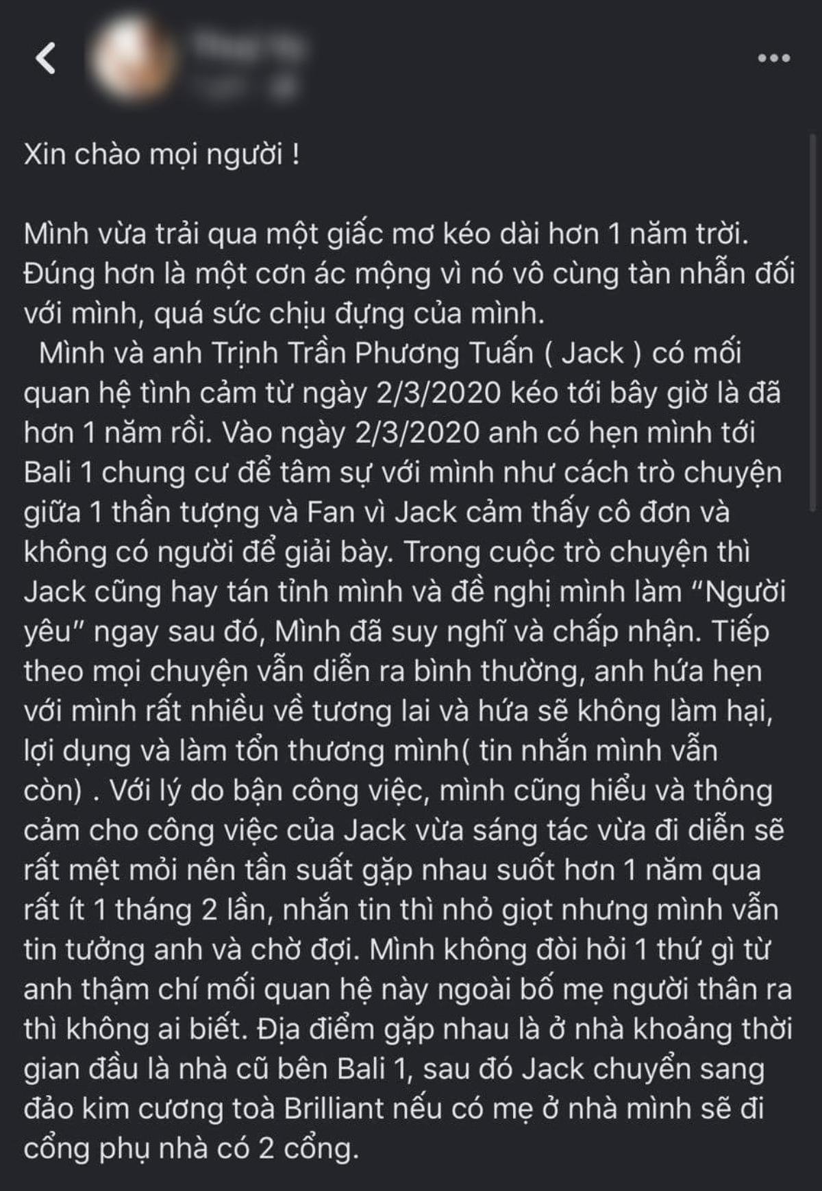 Jack bị tố 'bắt cá nhiều tay', đã có con với nữ chính MV Sóng gió? Ảnh 2