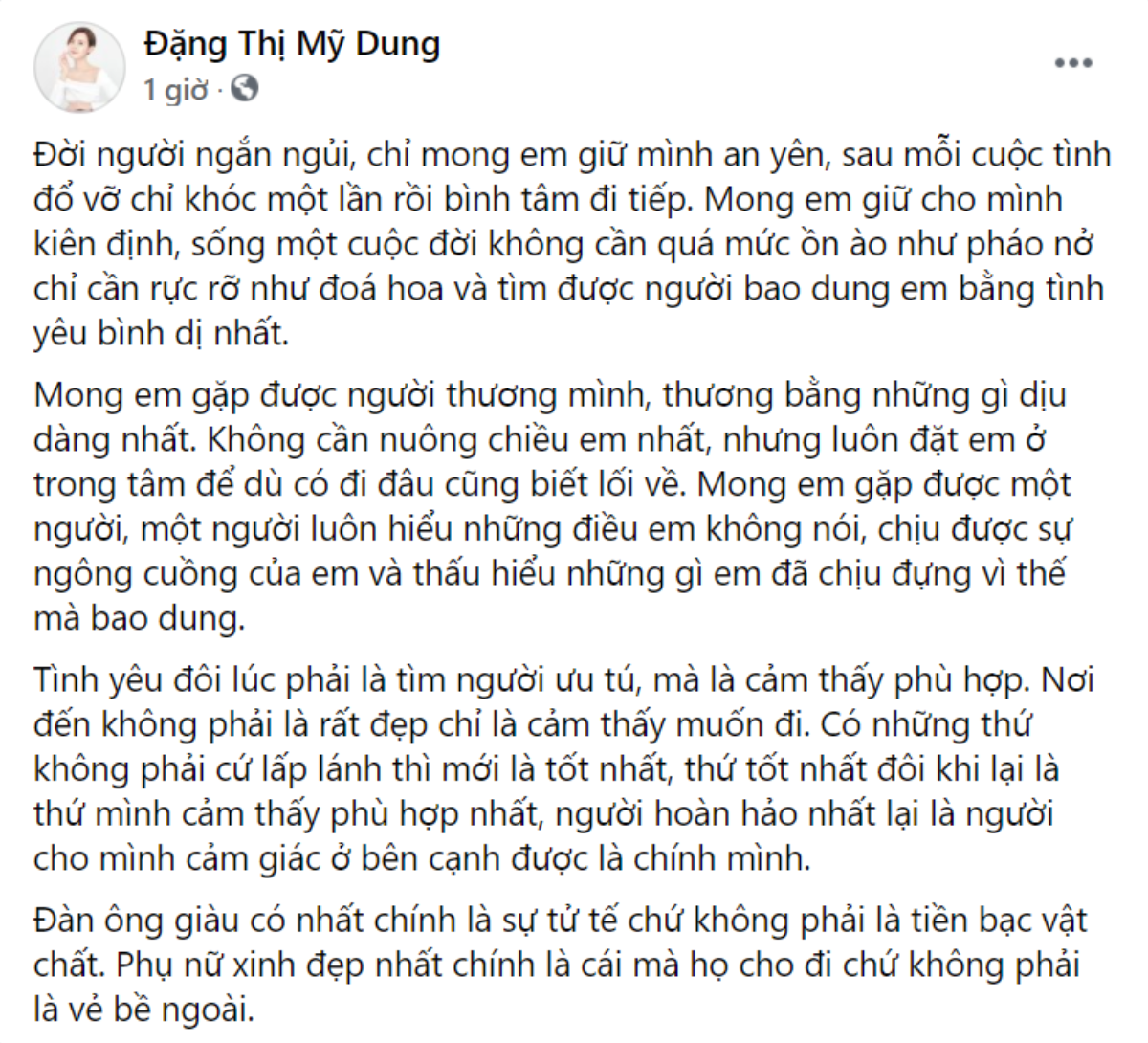 Giữa bão drama ngập tràn showbiz, Midu đăng đàn đầy ẩn ý: 'Đời người ngắn ngủi, chỉ mong giữ mình an yên' Ảnh 2