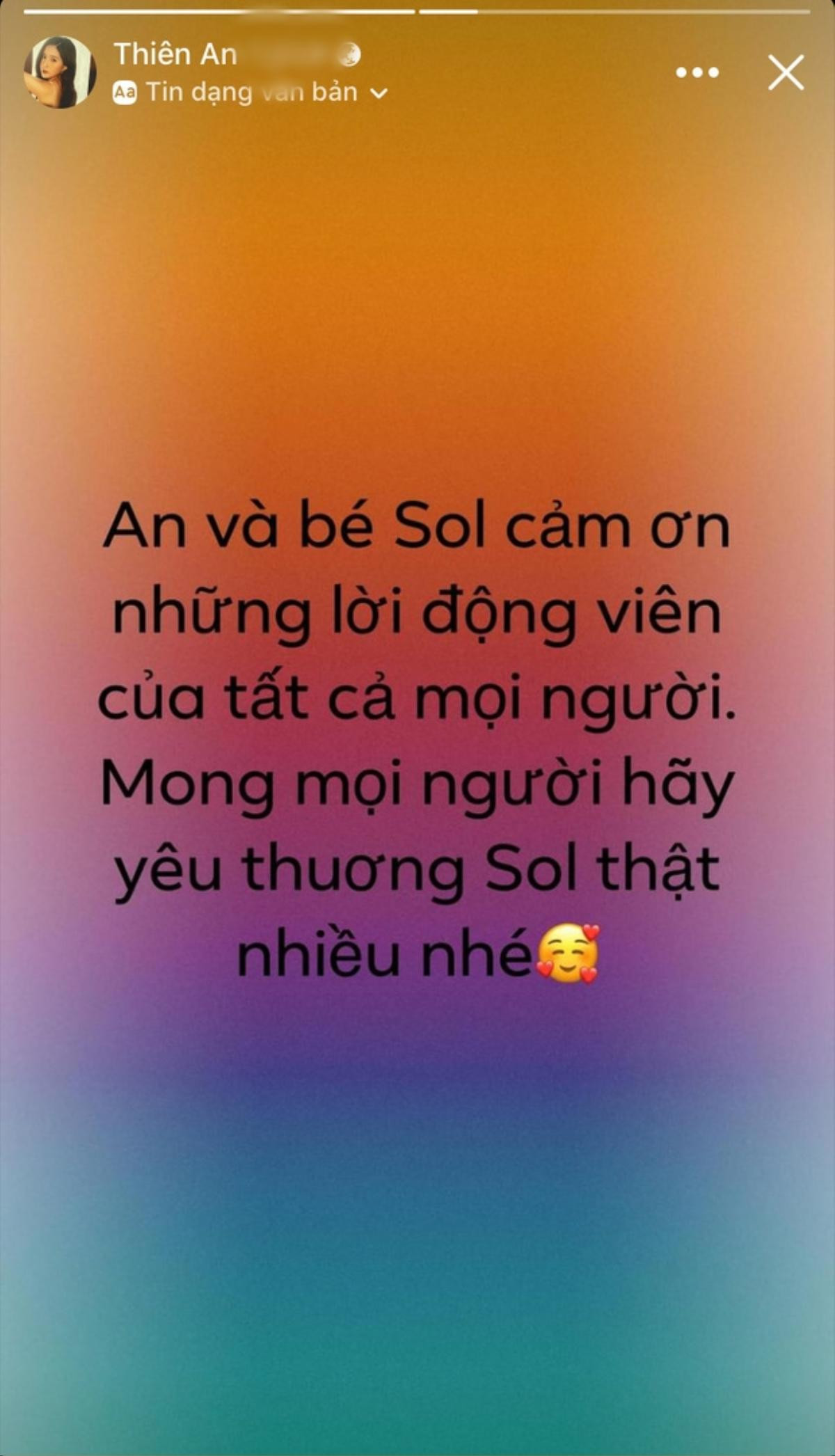 Thiên An tiết lộ lý do bài đăng vạch trần Jack bỗng dưng biến mất, thay con gái cảm ơn khán giả Ảnh 4