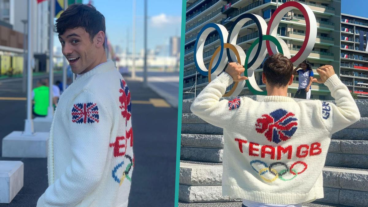 Hot boy đan len tiếp tục khoe áo cardigan tự làm tại Olympic Tokyo Ảnh 4