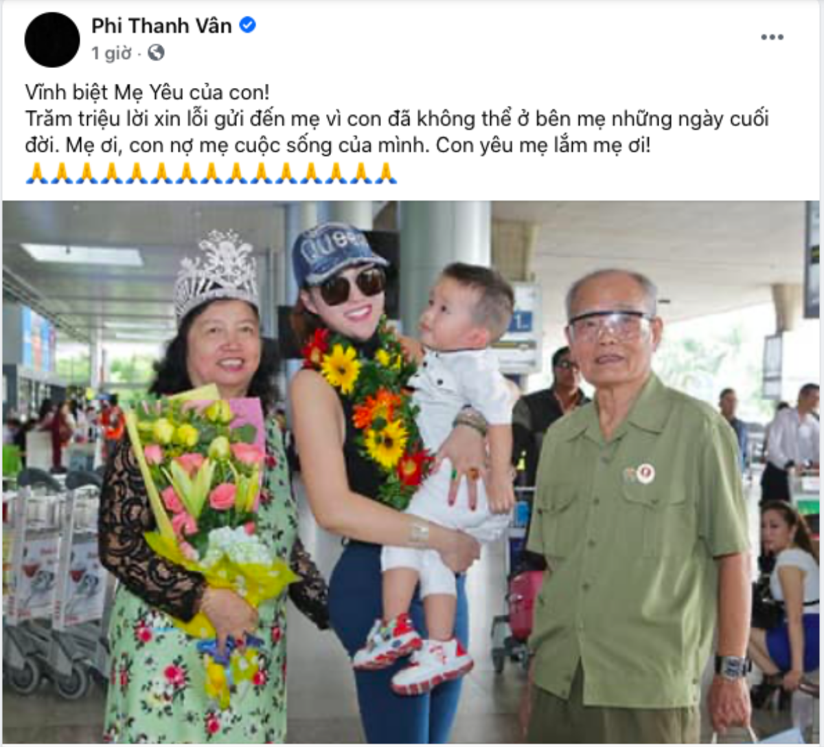 Mẹ ruột đột ngột qua đời, Phi Thanh Vân đau đớn thổ lộ: 'Con nợ mẹ cuộc sống của mình' Ảnh 1