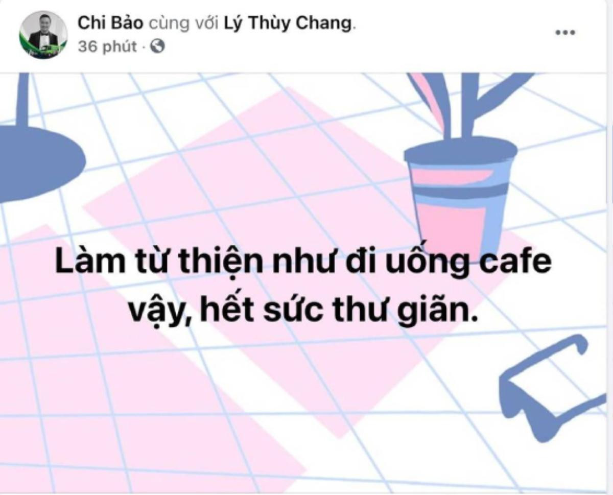 Chi Bảo ví von việc làm từ thiện như đi uống cafe thư giãn khiến dân tình không khỏi tranh cãi Ảnh 1