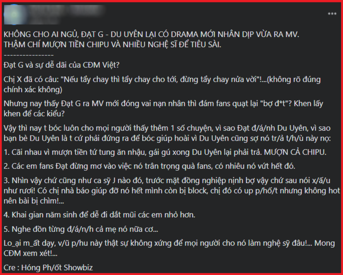 Rộ lên drama mới giữa Du Uyên và Đạt G: Từng mượn tiền cả Chi Pu, quà fan tặng đều vứt hết? Ảnh 4