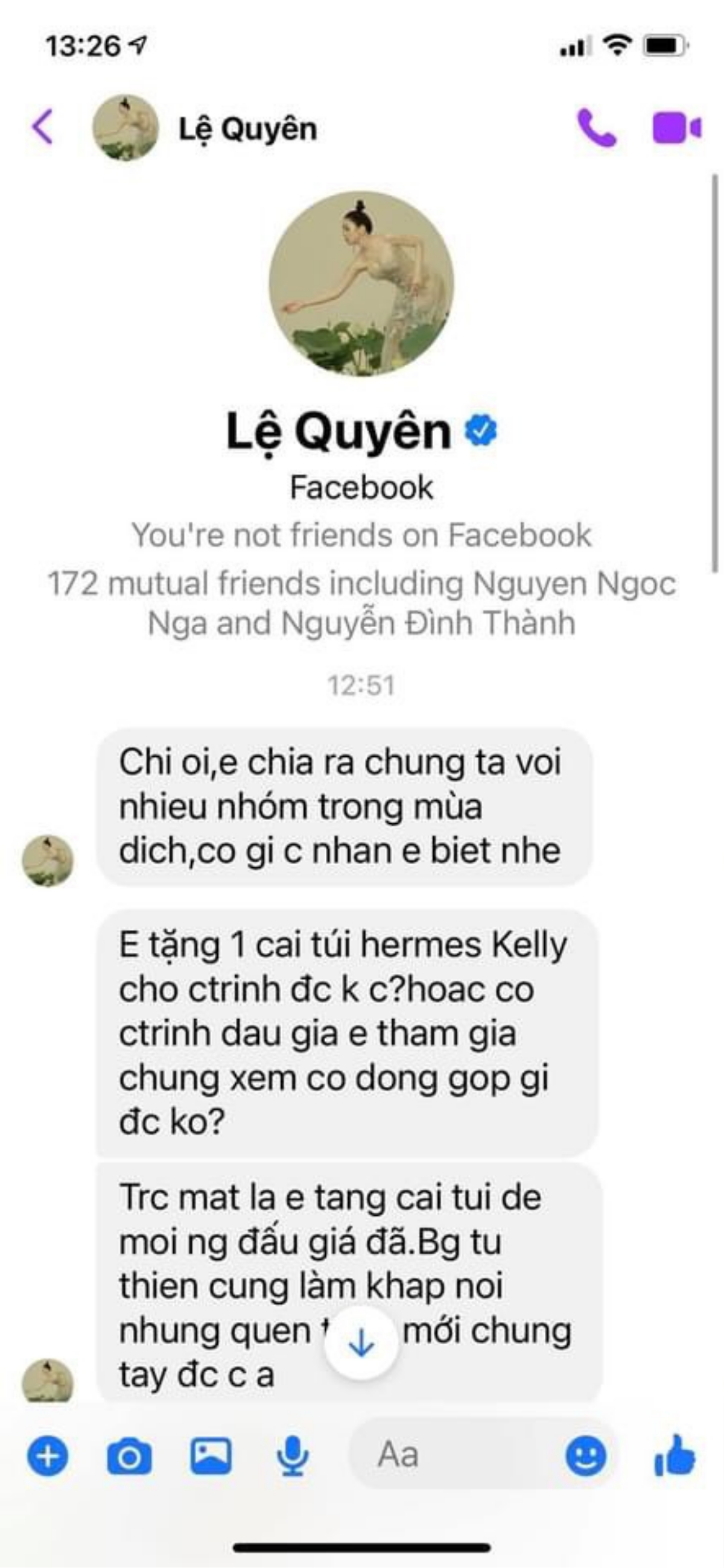 Lệ Quyên tặng túi hiệu trăm triệu để gây quỹ mua máy thở chống dịch Ảnh 3