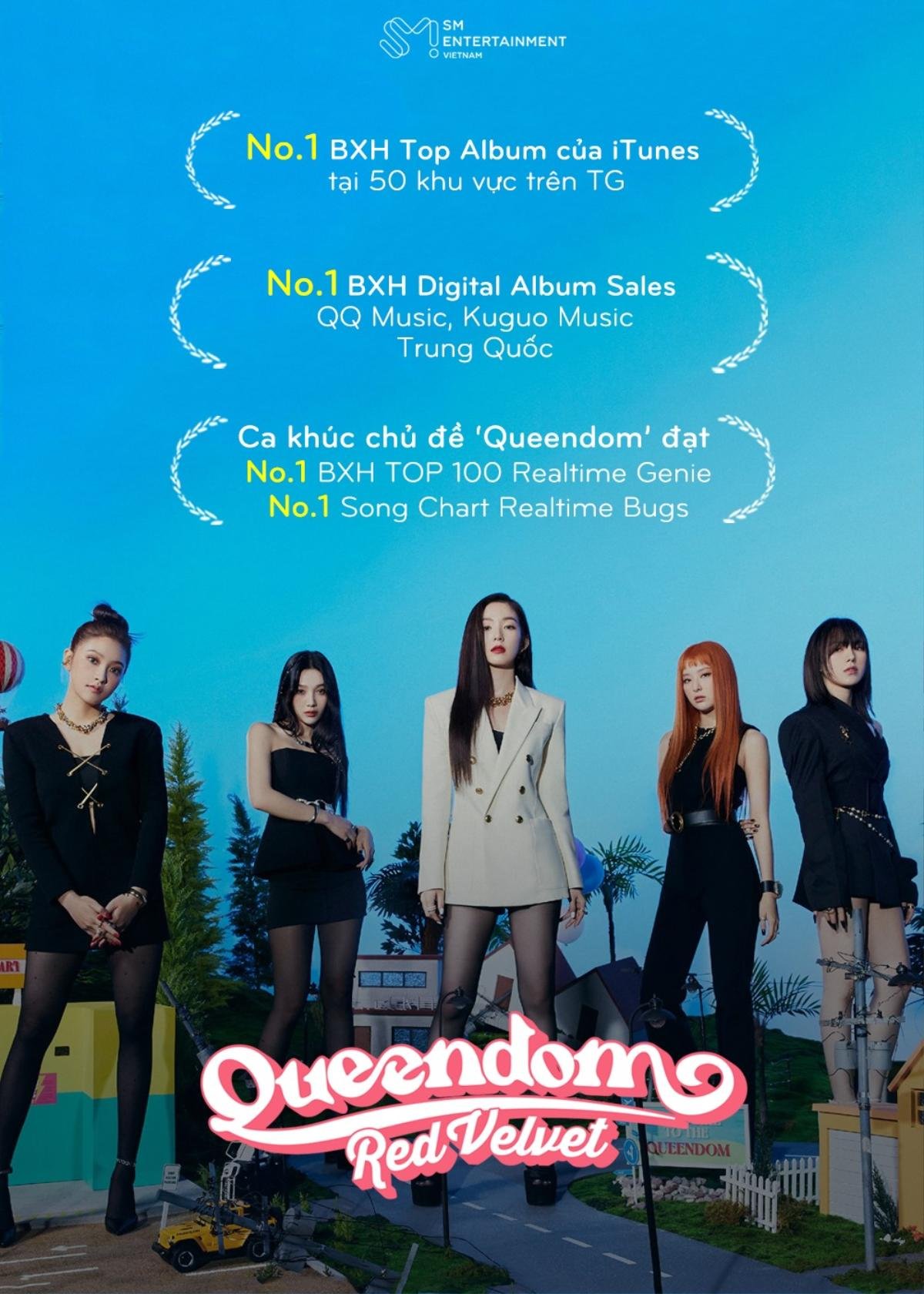 Điểm qua loạt thành tích ấn tượng của Red Velvet sau hơn 1 năm trở lại: chiếm trọn no.1 BXH iTunes Ảnh 2