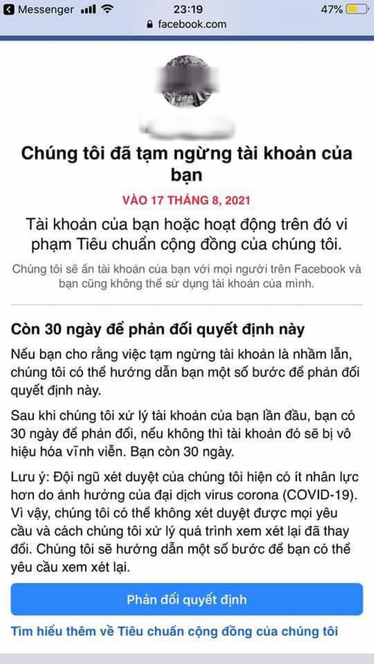 Nghi vấn nhiều tài khoản Facebook bị khoá vĩnh viễn vì share clip nhạy cảm Ảnh 1