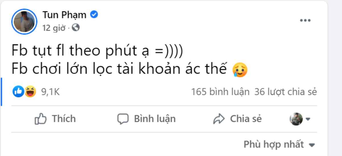 Nhiều người nổi tiếng bị 'vạ lây' sau khi Facebook khóa các tài khoản chia sẻ link nhạy cảm Ảnh 2