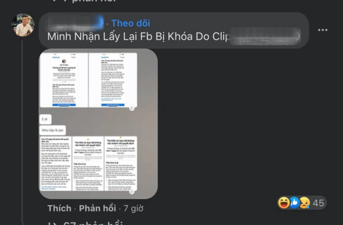 Tràn lan dịch vụ lấy lại Facebook bị khoá vì nghi vấn share clip nhạy cảm Ảnh 2