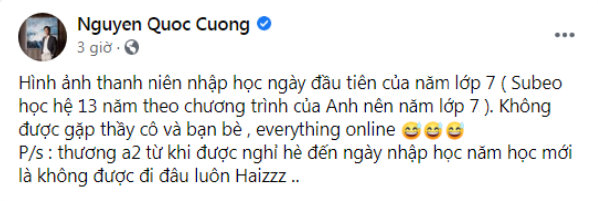 Dân tình 'tá hỏa' khi Subeo 11 tuổi nhưng đã học lớp 7, khiến Cường Đô La phải đính chính giải thích Ảnh 3