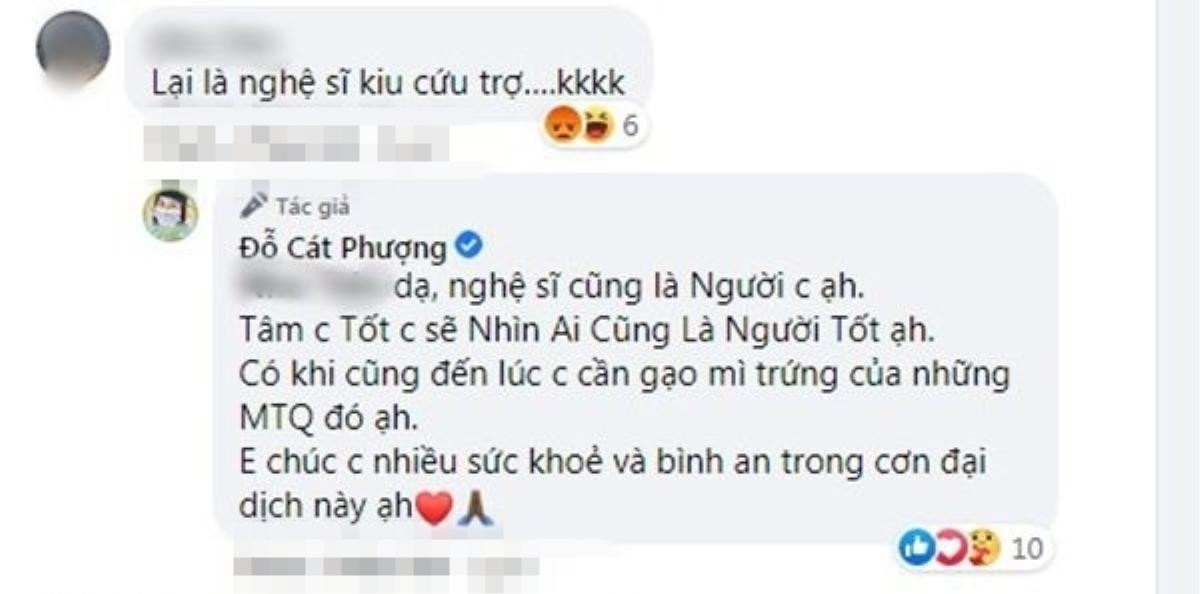 Bị anti-fan nói khoe khoang khi làm từ thiện, Cát Phượng lên tiếng: 'Có khi chén cơm bạn ăn là của mình' Ảnh 5