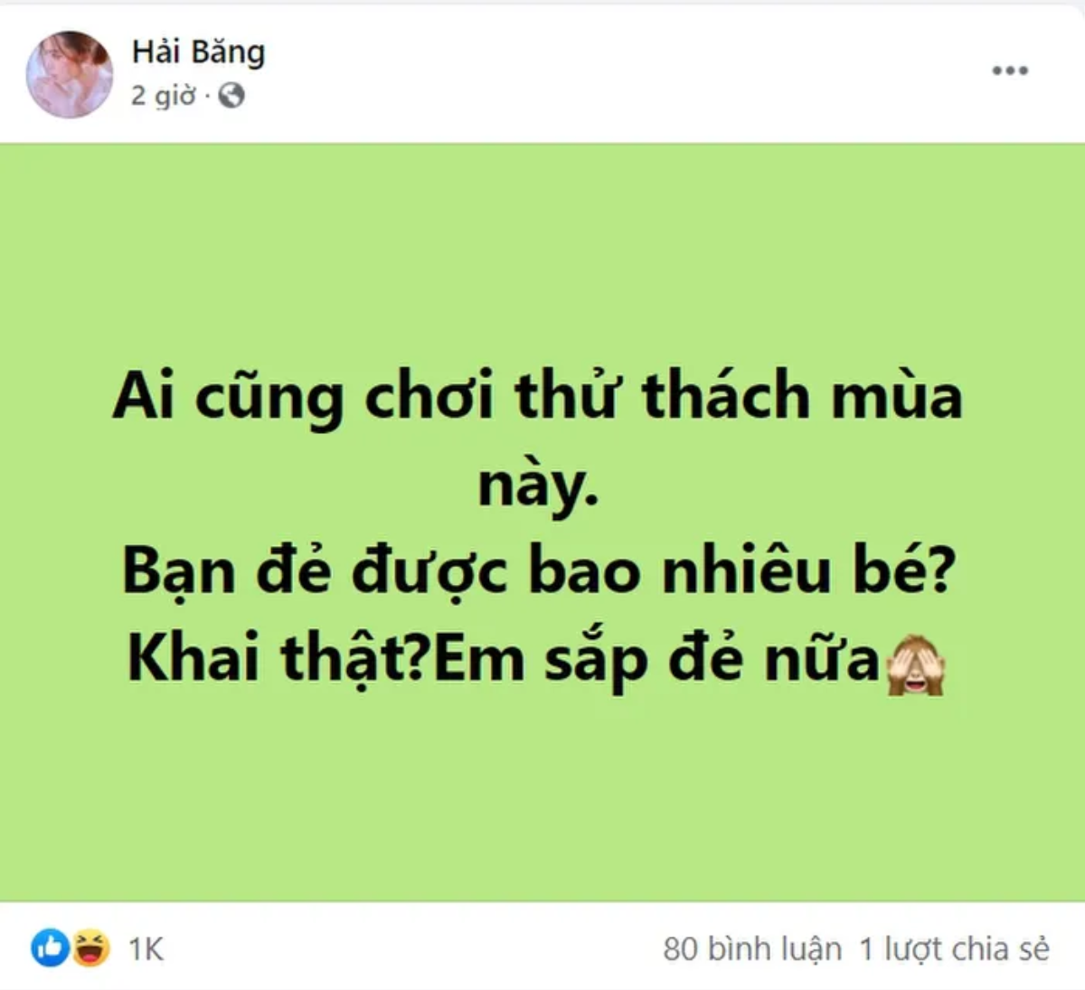 Được đồn đoán mang thai lần 4 dù đã triệt sản, Hải Băng chính thức lên tiếng Ảnh 1