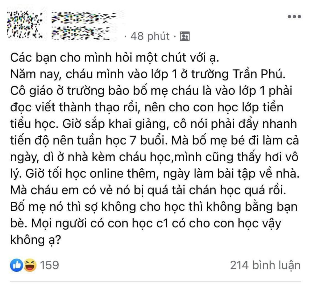 Thực hư thông tin giáo viên yêu cầu học sinh phải 'đọc thành viết thạo' trước khi vào lớp 1 Ảnh 1