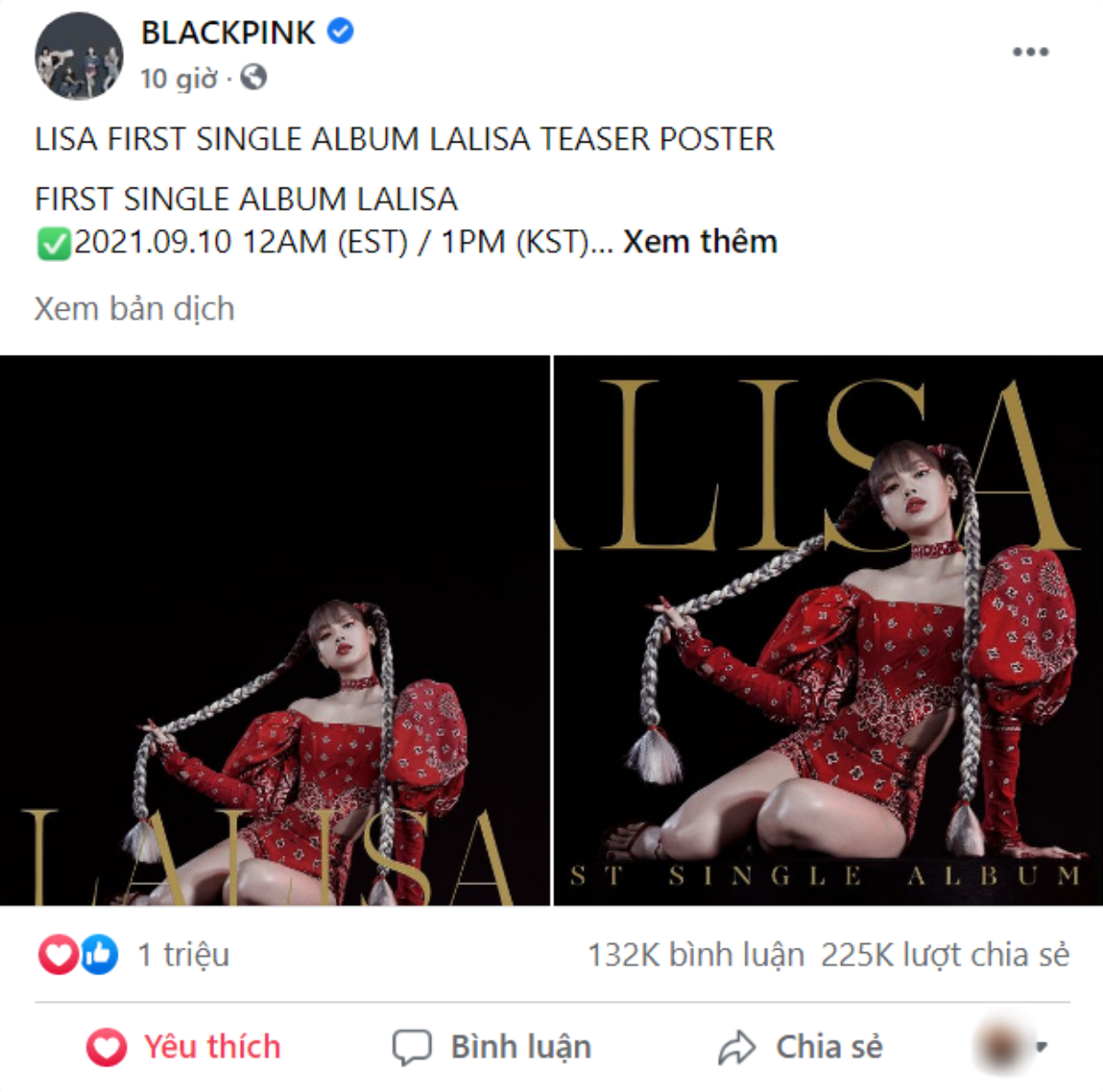 Lisa (BlackPink) ấn định ngày ra mắt solo, fan quyết chi tiền tỷ mua album ủng hộ Ảnh 3