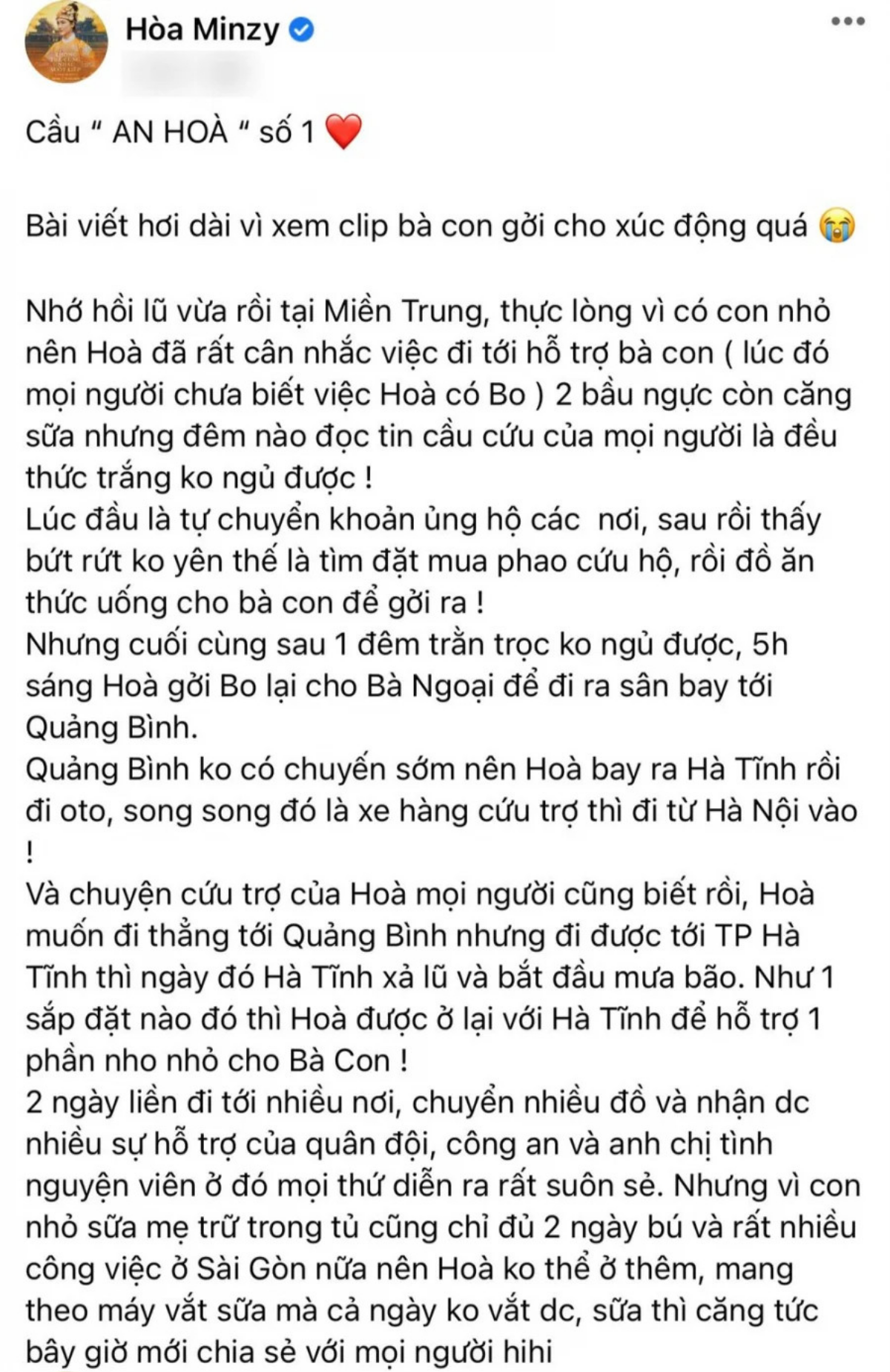 Nhận nuôi 100 trẻ em, Hòa Minzy không giấu sự vui mừng khi báo tin giữa mùa dịch Ảnh 3