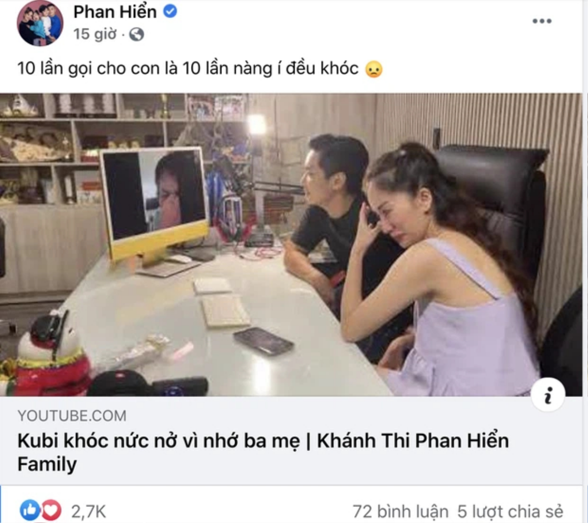 Khánh Thi livestream khóc lóc, Phan Hiển đang ở đâu? Ảnh 5