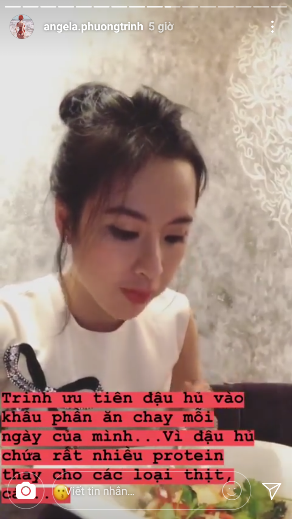 Trước khi ăn phở giun đất, mỗi lần Angela Phương Trinh khoe đồ ăn là một lần fan phát thèm Ảnh 5