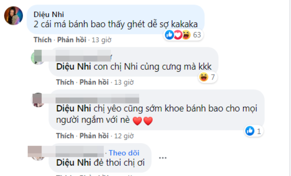 Diệu Nhi bình luận điều này trong Facebook Đông Nhi, netizen liền yêu cầu: 'Mau khoe em bé chị ơi' Ảnh 3