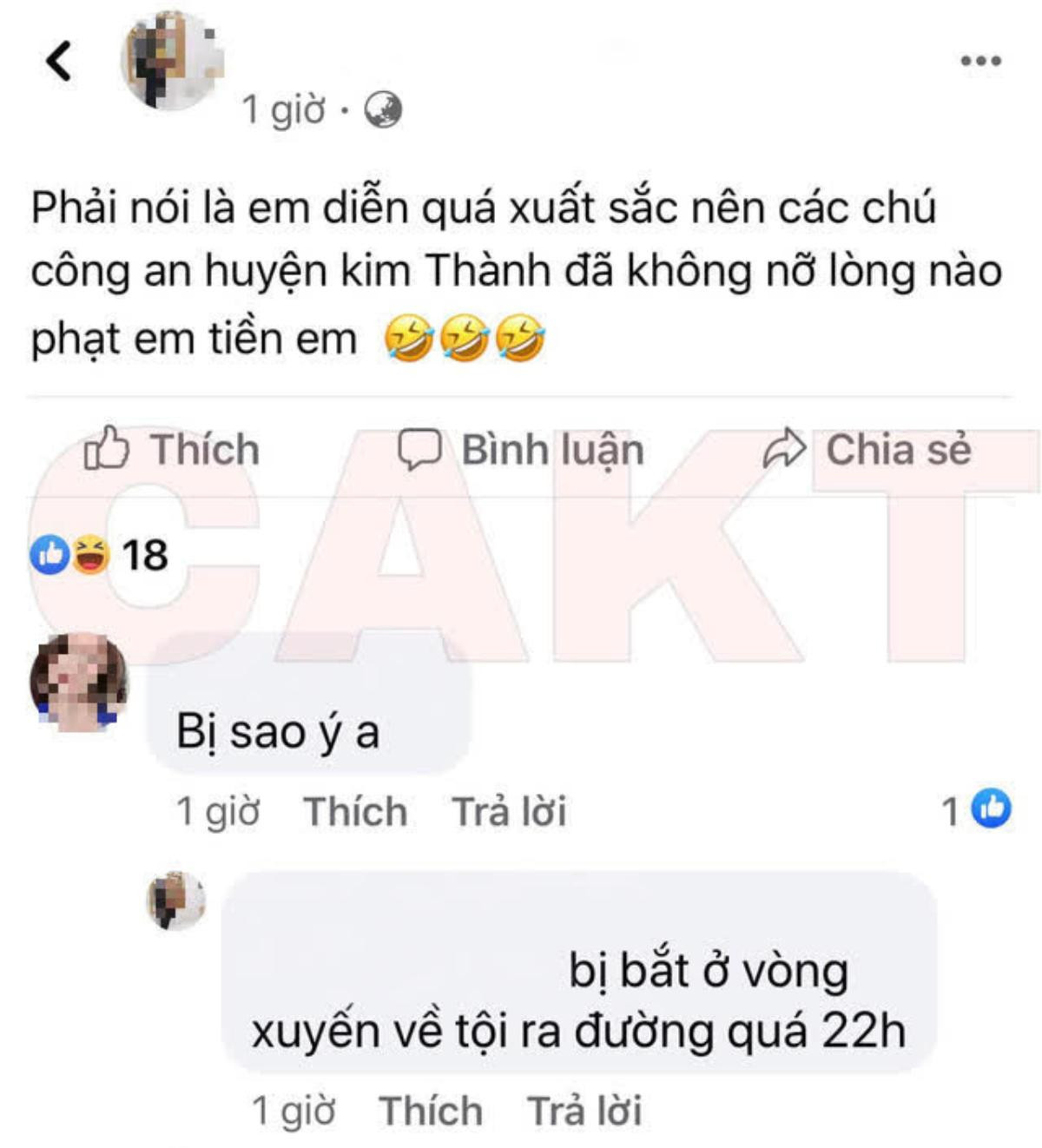 Vi phạm quy định phòng chống dịch, thanh niên khóc kêu con ốm rồi lên Facebook khoe 'diễn quá xuất sắc' Ảnh 1