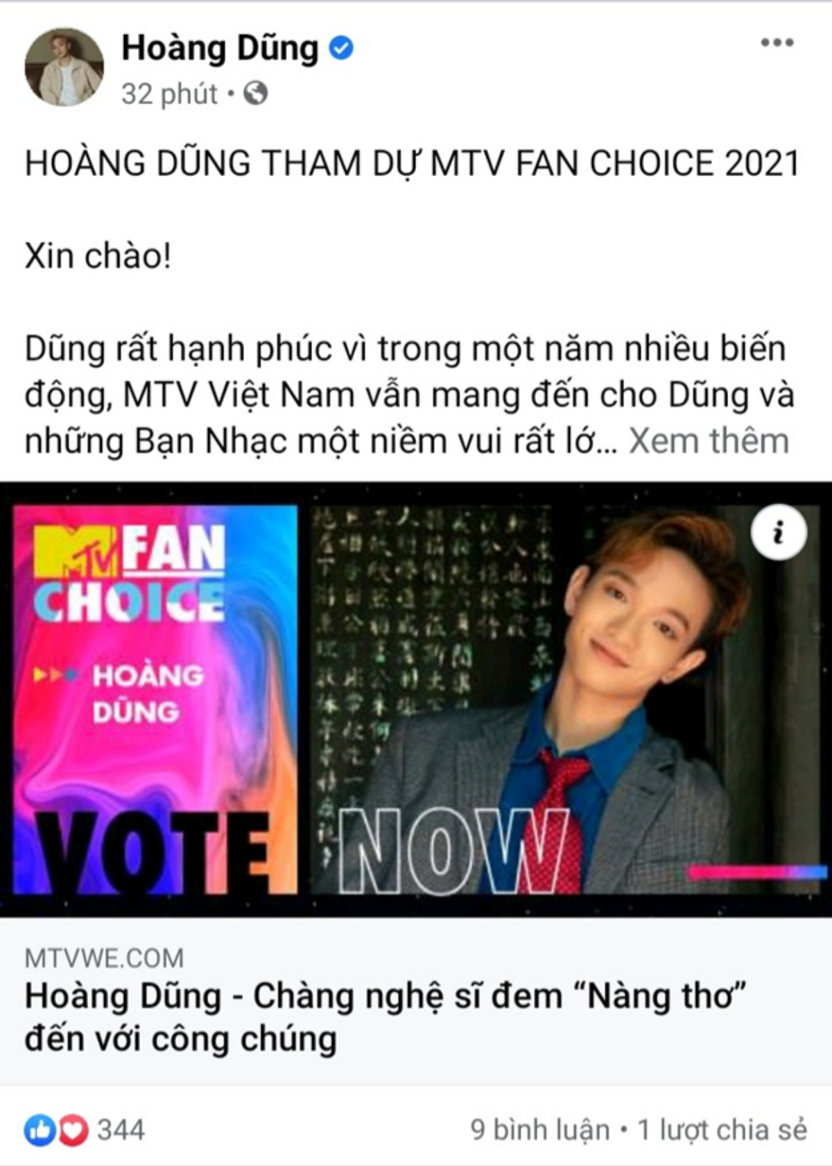 Cổng bình chọn MTV Fan Choice vừa mở, dân tình đã kêu gọi vote 