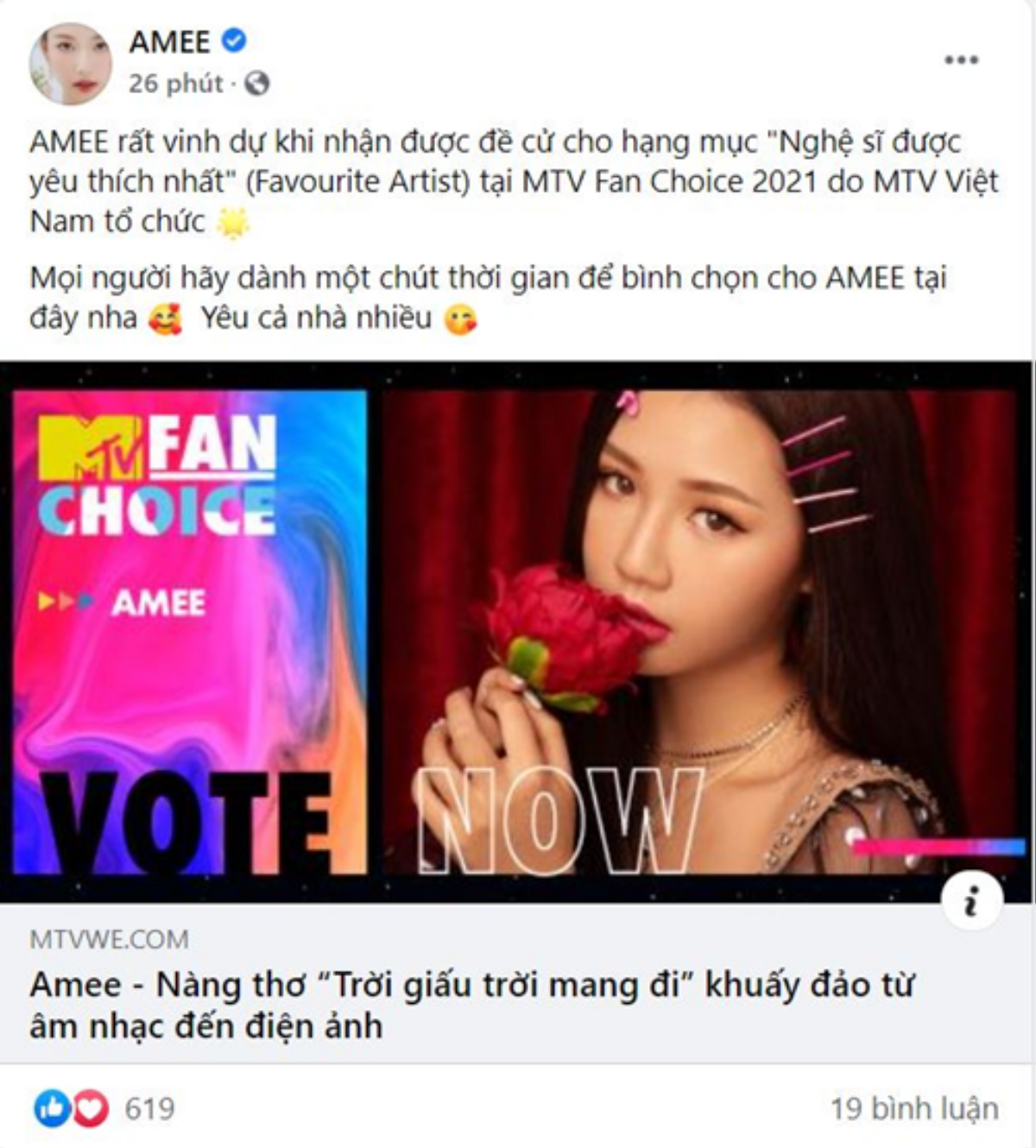 Cổng bình chọn MTV Fan Choice vừa mở, dân tình đã kêu gọi vote 